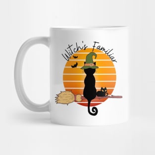 Witchy Black Cat Familiar Mug